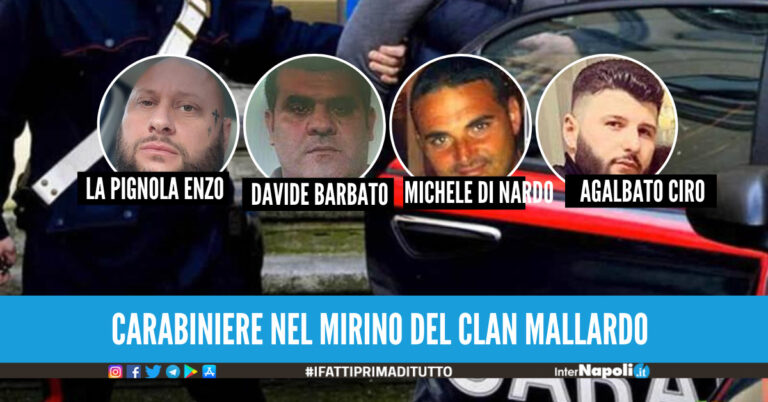Ritorsione contro un carabiniere, così il clan Mallardo preparava la vendetta: volevano picchiarlo per fermare le indagini