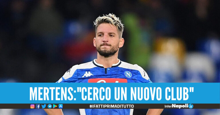Mertens:”Speravo di restare a Napoli, ora cerco un nuovo club”