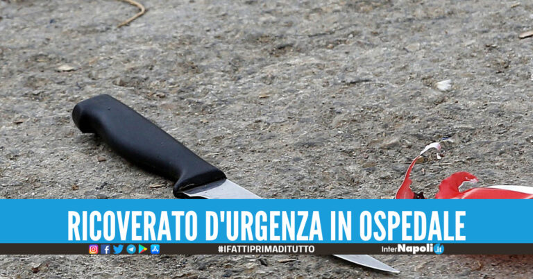 Lite in provincia di Napoli, spuntano i coltelli: minore colpito all’inguine