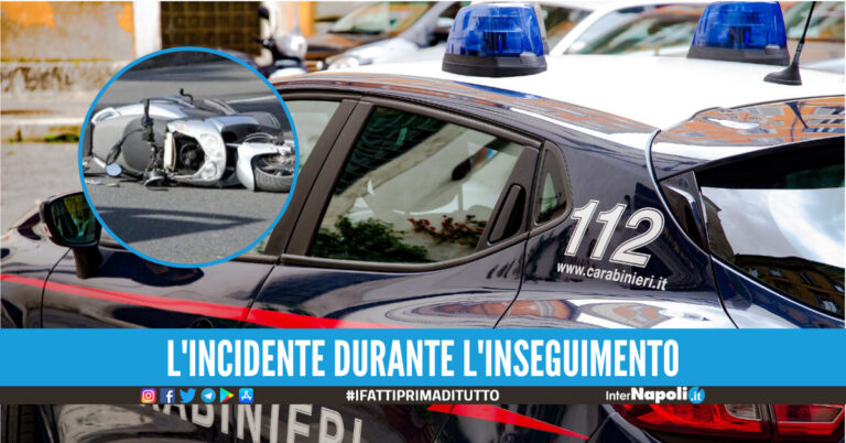 Napoli. Scappano all'alt dei carabinieri, 2 minorenni si schiantano in moto durante l'inseguimento