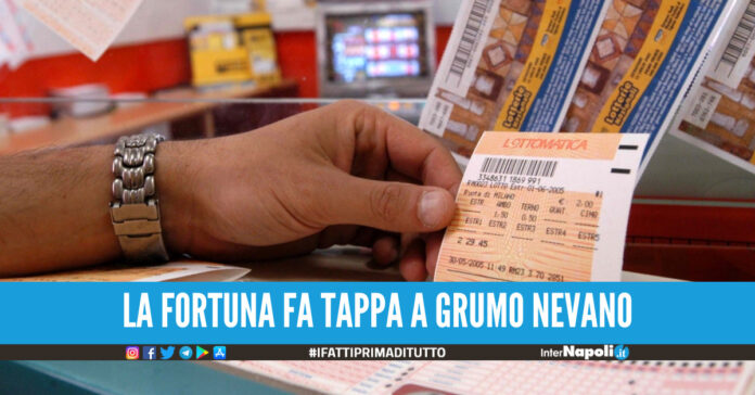 La Dea Bendata bacia Grumo Nevano, vinti più di 20mila euro con un terno