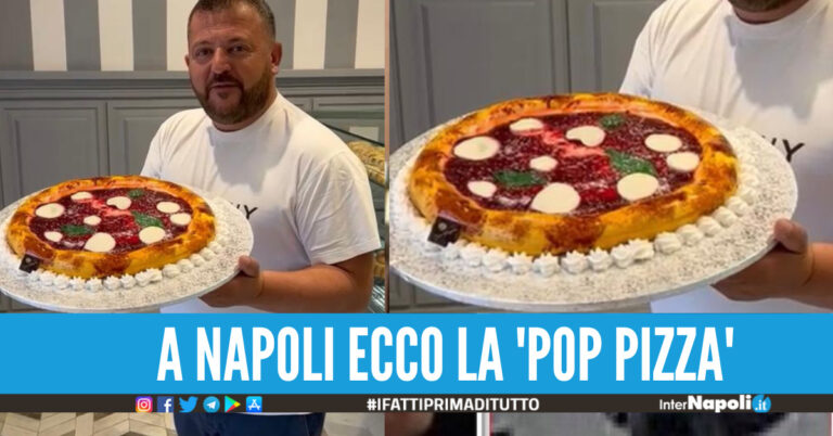 A Napoli nasce la ‘Pop pizza’, il nuovo dolce creato dal maestro Ciro Poppella