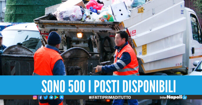 Assunzione spazzini a Napoli, 10mila domande in 48 ore anche tanti laureati al concorso Asìa