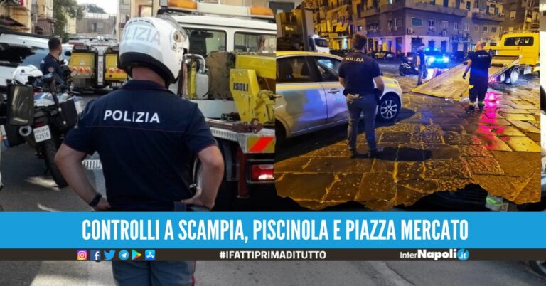 Auto e moto in giro senza assicurazione, oltre 80 sequestri a Napoli.  Stanotte gli agenti dell’Ufficio Prevenzione Generale e dell’Ufficio