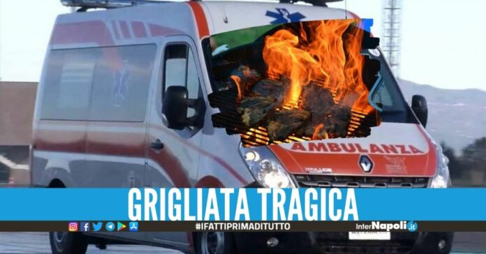 Barbecue finisce in tragedia a Casoria, 20enne muore dopo la fiammata grigliata