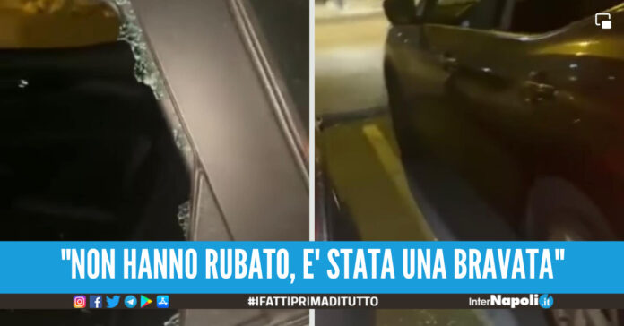 vetri auto in frantumi