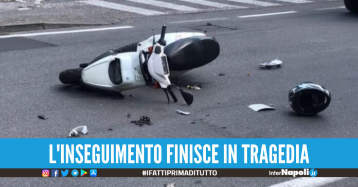Fa un incidente in moto, 44enne scappa per non pagare i danni ma si schianta e muore