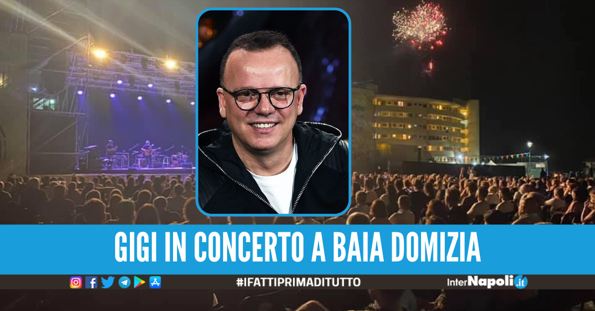 Gigi D'Alessio annuncia un nuovo concerto, si esibirà nell'Arena a Baia Domizia