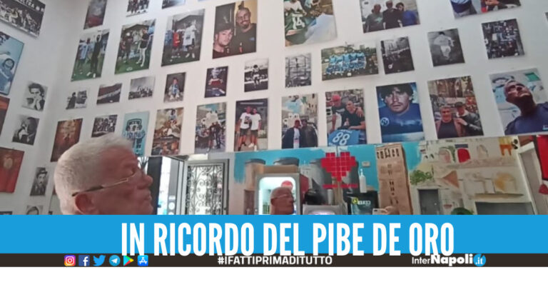 Intervista ad Antonio “Bostik”, custode del ‘tempio di Maradona’ ai Quartieri Spagnoli: “Ogni scatto un racconto per Diego”