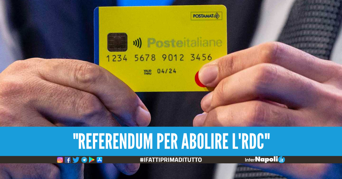"Referendum per abolire il reddito di cittadinanza", la proposta di Renzi martedì in cassazione