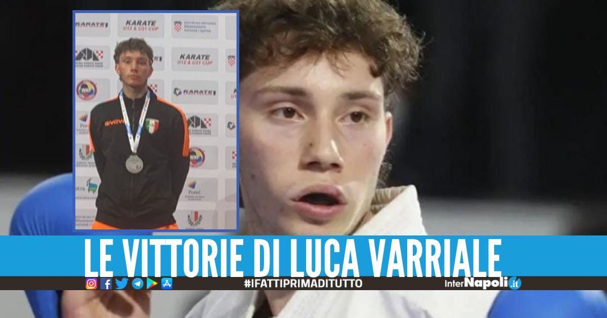 Napoli d'argento con il karate, il 17enne Luca sul podio dei Mondiali