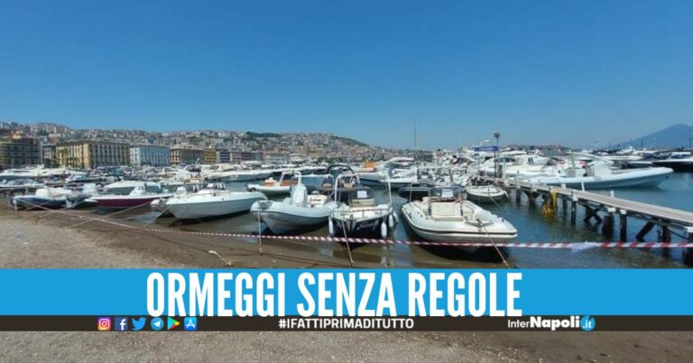Ormeggio abusivi in via Caracciolo, multati i proprietari delle barche
