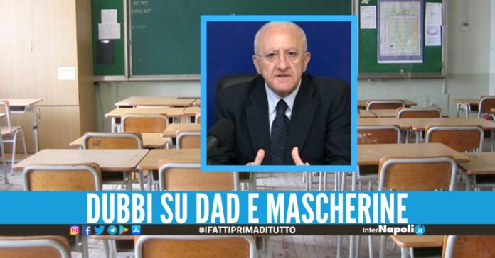 Elezioni e contagi covid, De Luca A settembre non riapriranno le scuole
