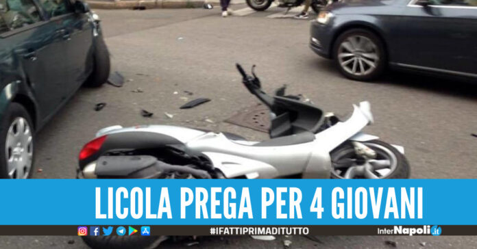 Gravissimo incidente a Licola, coinvolti 4 ragazzi Pregate per loro