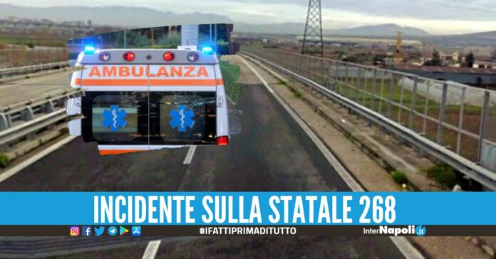Incidente sulla Statale del Vesuvio, 6 persone e 4 veicoli coinvolti