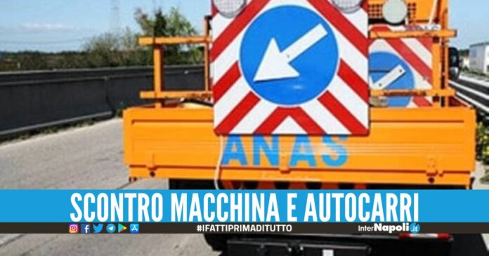 Inferno sulla Statale a Caivano, 1 morto e 2 feriti nell'incidente