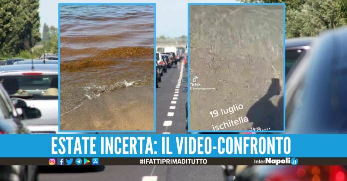 Litorale Domizio tra luci e ombre, mare pulito dopo il weekend