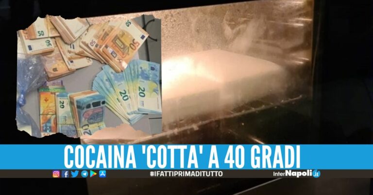 Mette 8 kg di cocaina nel forno, arrestato pusher con 32mila euro in contanti