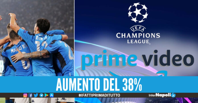 Napoli in Champions League, Amazon Prime Video