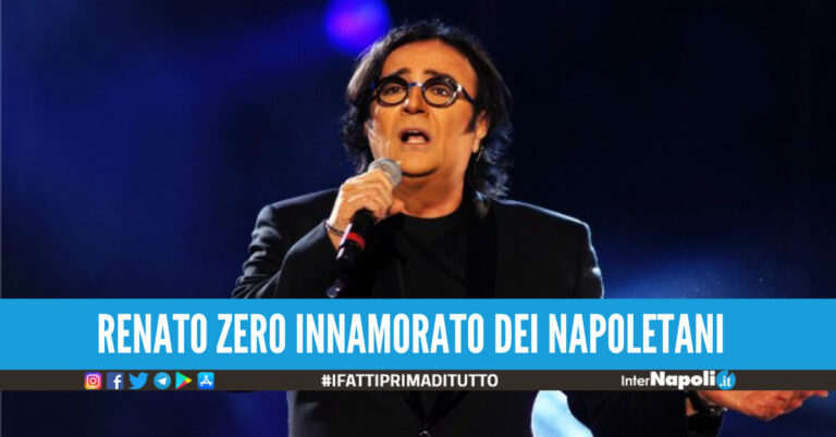 Renato Zero: “Amo i napoletani perché hanno firmato un patto con la vita”