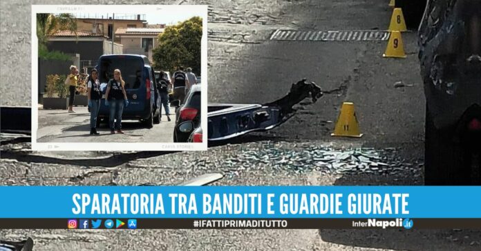 Scene da far-west nella rapina al portavalori, banda in fuga con 350mila euro