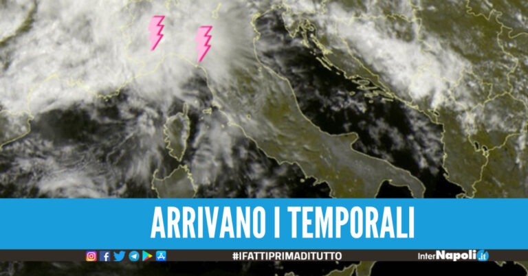 Si smorza il gran caldo, arrivano temporali e grandinate le previsioni da Nord a Sud