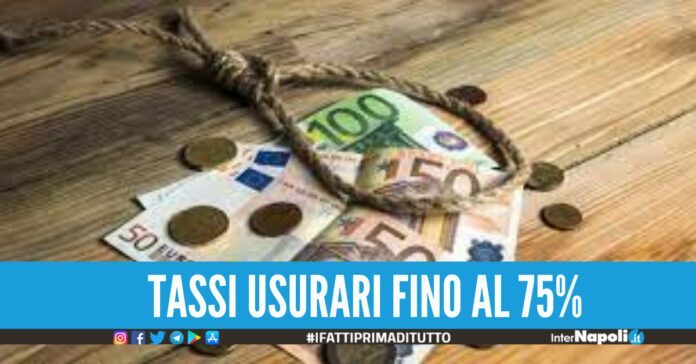 TASSI USURARI FINO AL 75%