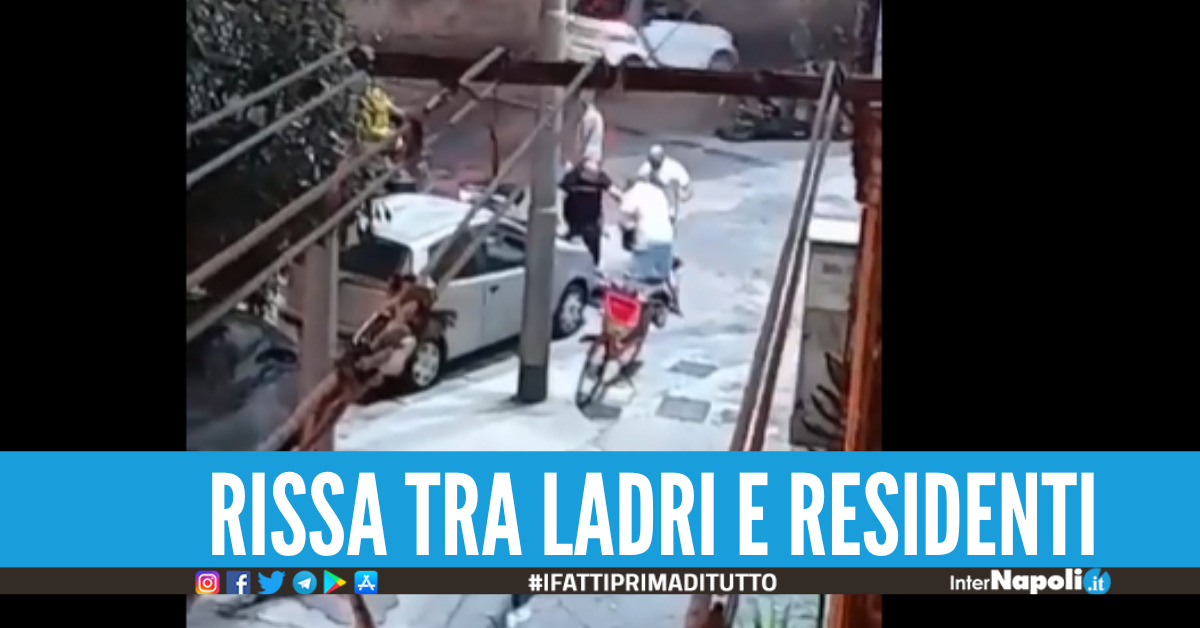 [Video]. Napoli, scontro fisico tra ladri e residenti li avevano scoperti a rubare in un appartamento