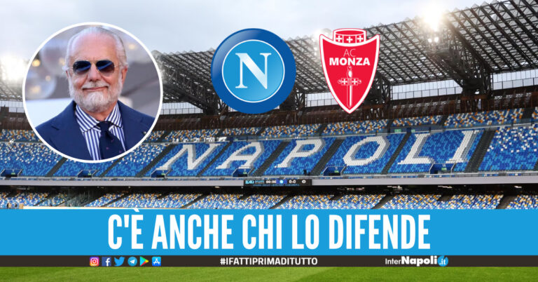 Curve a 30 euro per Napoli-Monza, i tifosi contro Adl: “Così non si riempie lo stadio”