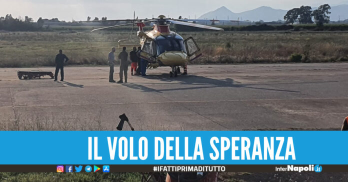 Colpito da infarto a Napoli, paziente salvato grazie all'eliambulanza dell’Aeronautica Militare di Grazzanise