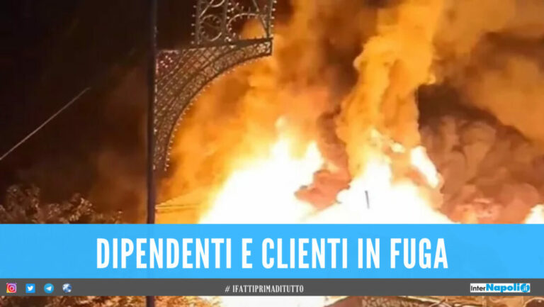 Incendio in un ristorante in provincia di Napoli, otto ustionati