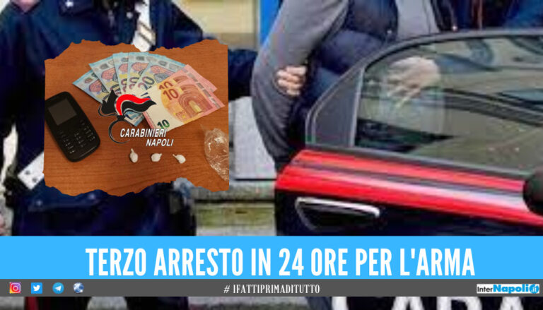 Droga all’Arenella, terzo arresto in 24 ore dei carabinieri