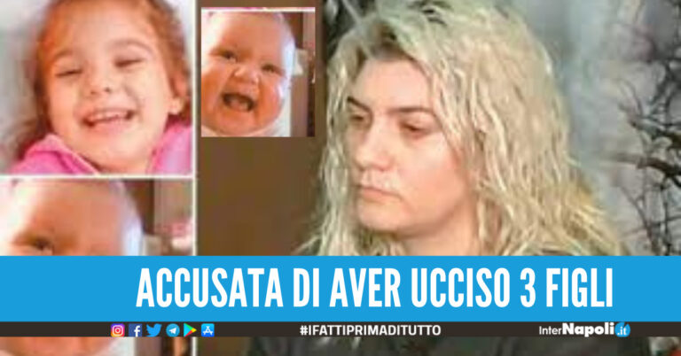 Indagini sulla mamma killer, è accusata di aver ucciso i 3 figli piccoli