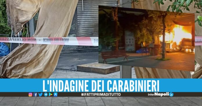 Fiamme allo Chalet di Giugliano, si indaga sull'incendio di un'auto