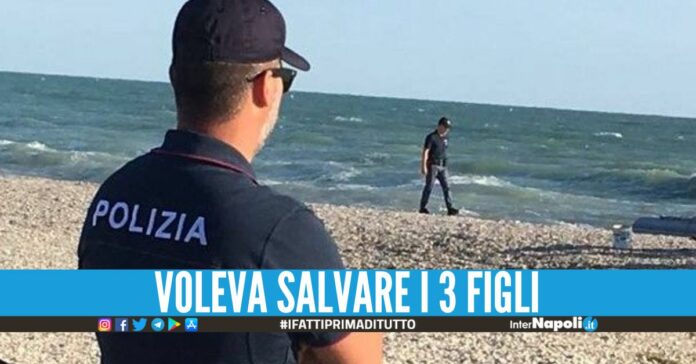 Papà e figlio annegano a Castel Volturno, salvataggio finisce in tragedia