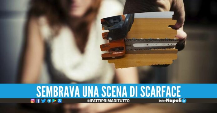 Minaccia l'ex fidanzata con la motosega, 24enne arrestato a Pozzuoli