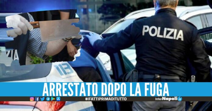 Tentato omicidio nel Napoletano, colpisce il coinquilino con la mannaia