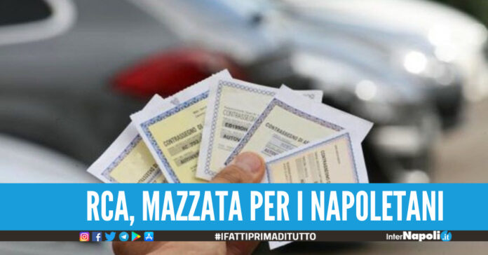 Rc auto: a Napoli +8,6%;
