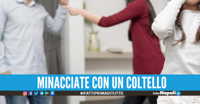 maltratta moglie e figlia