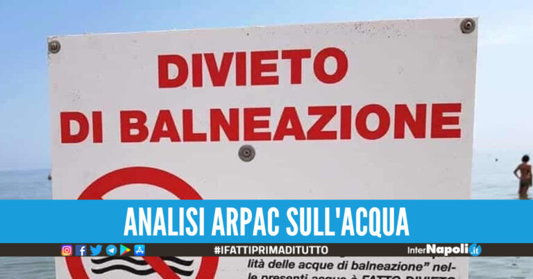 Mare inquinato in un tratto del litorale flegreo, il sindaco di Pozzuoli: “Non fate il bagno”