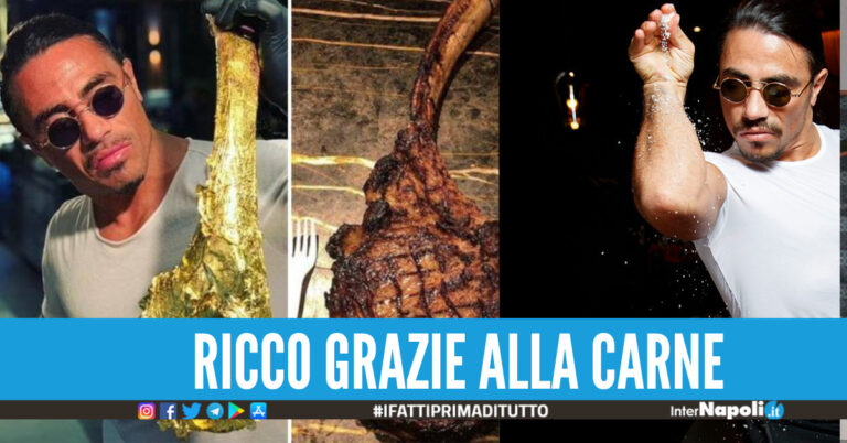 Fatturato da record per Salt Bae, il re della carne ha guadagnato 7 mln di sterline in 3 mesi