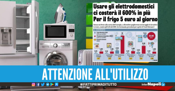 I 10 elettrodomestici che consumano di più, come utilizzarli per evitare stangate