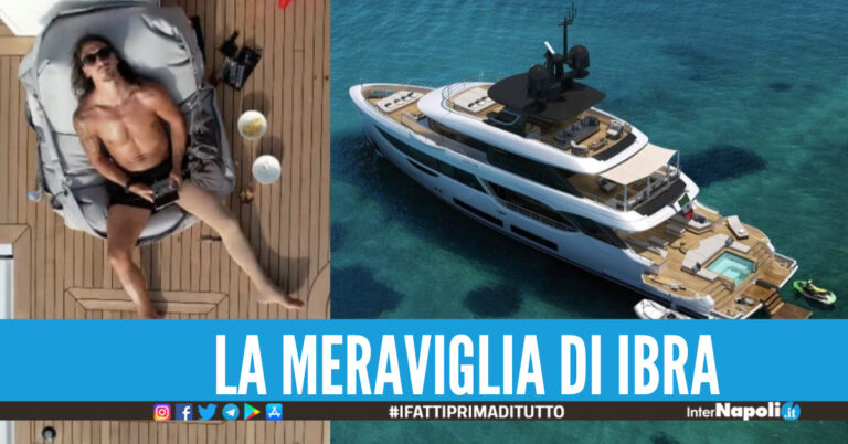 Ibra si regala un nuovo yacht da 20 mln di euro: 5 suite, piscina e palestra