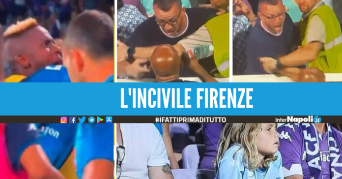 Insulti alla mamma di Spalletti, sputi ad Osimhen e bimbo con la maglia girata l'inciviltà regna sovrana a Firenze