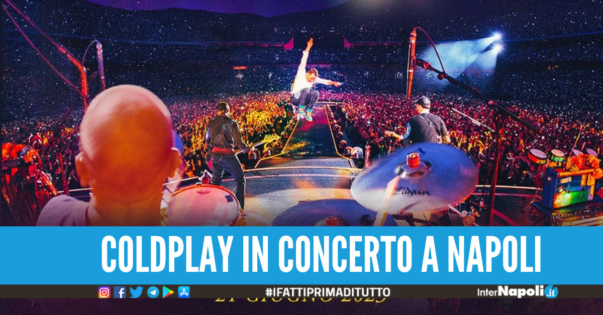 Ora è ufficiale, Coldplay in concerto a Napoli allo stadio Maradona c'è la data