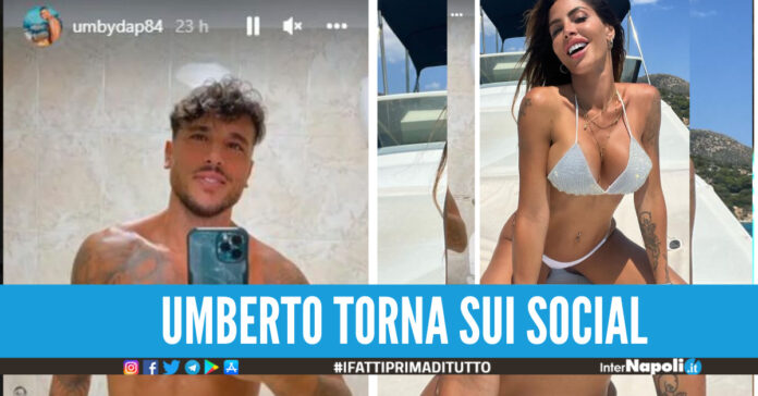 Umberto D’Aponte torna a farsi vedere sui social, arriva la reazione di Guendalina