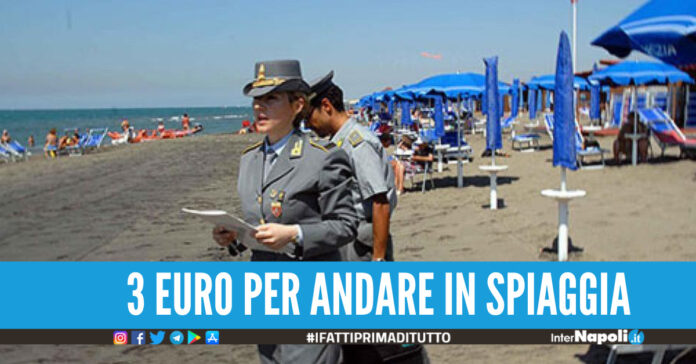 Vergogna a Gaeta, soldi per accedere alla spiaggia libera multato titolare dello stabilimento
