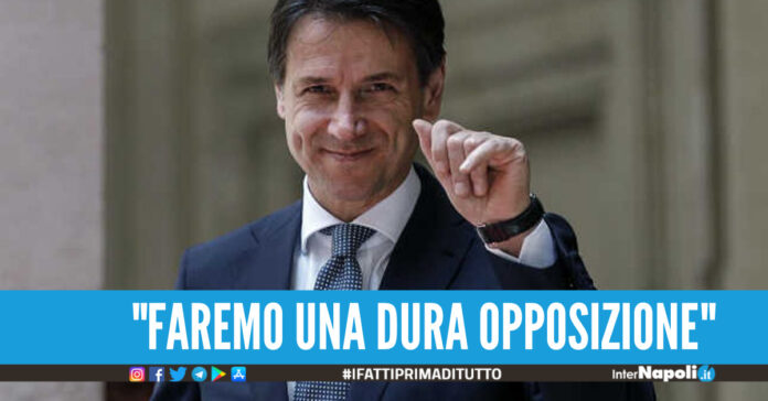 Conte Grande rimonta del M5S, saremo all'opposizione con coraggio e determinazione