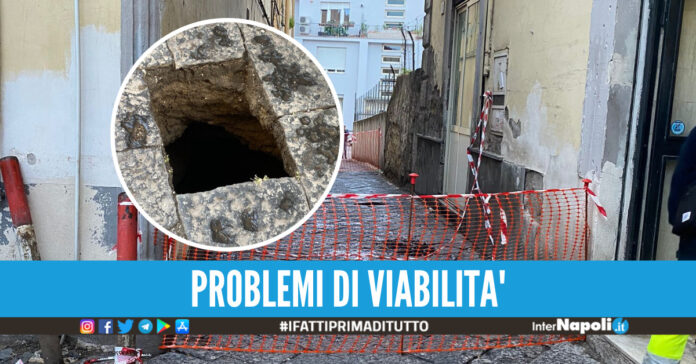 crollo strada