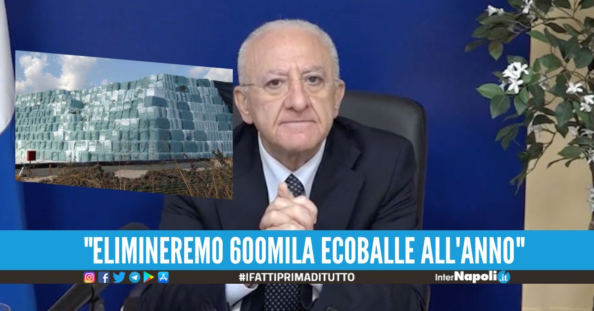 "A settembre inaugureremo l'impianto a Giugliano", l'annuncio di De Luca